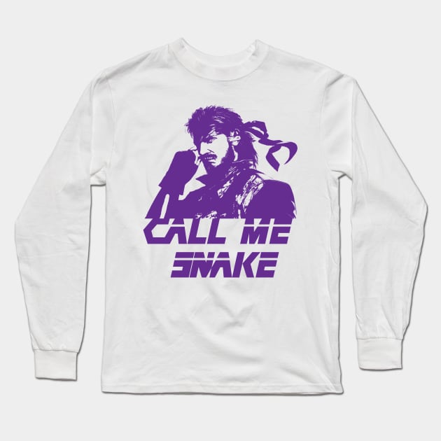 Call me Snake Long Sleeve T-Shirt by horrorshirt